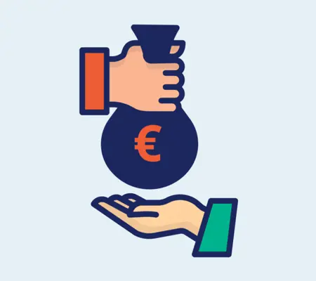 Beutel mit Euro