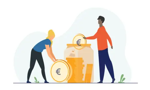 Geld im box